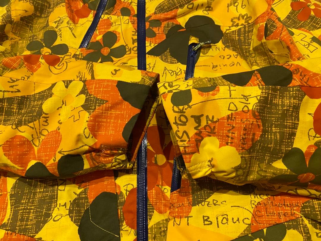 【美品】MIZUNO 花柄　スキーウェア スノーボードウェア　S ブレスサーモ