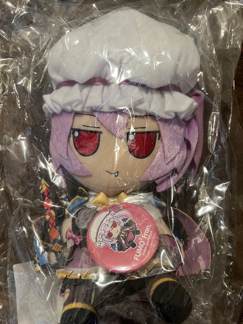 【新品,未開封】東方project ふもふも れみりあ,ふらん【缶バッジ付】