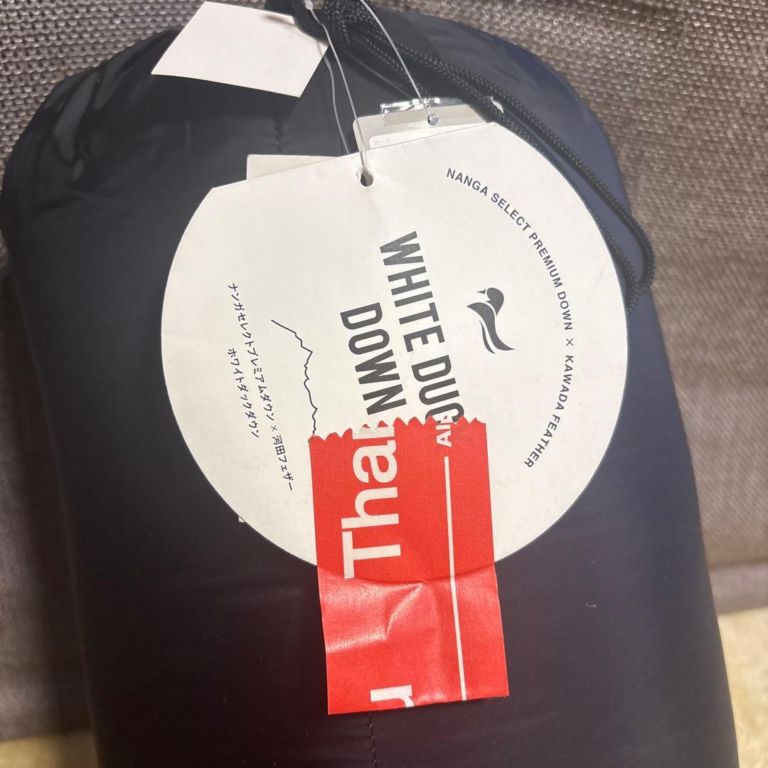NANGA ホワイトダックダウン ブラック
