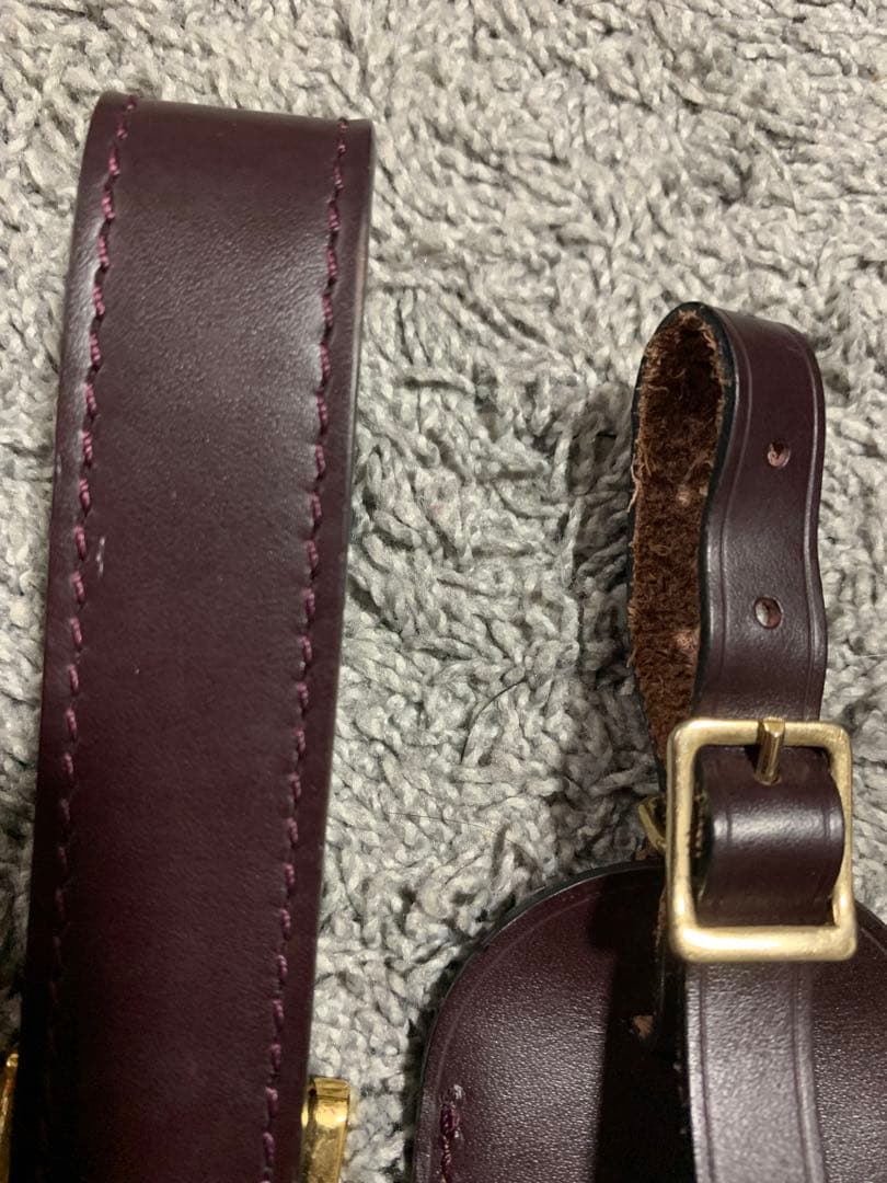 ルイ・ヴィトン ネームタグ ダークブラウン。未使用に近い美品です。