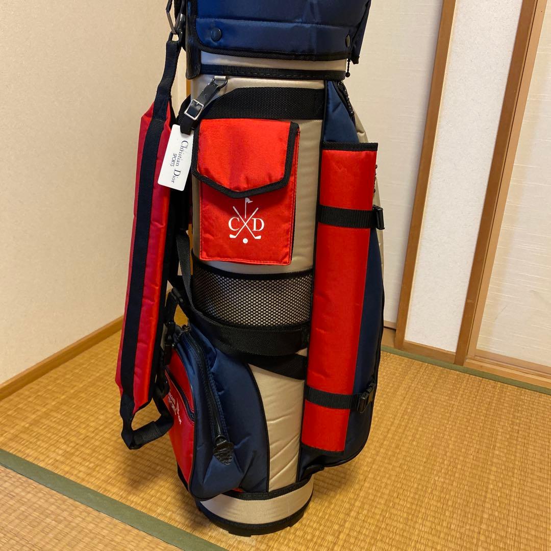 CXD キャディバッグ 青赤 コンビネーション