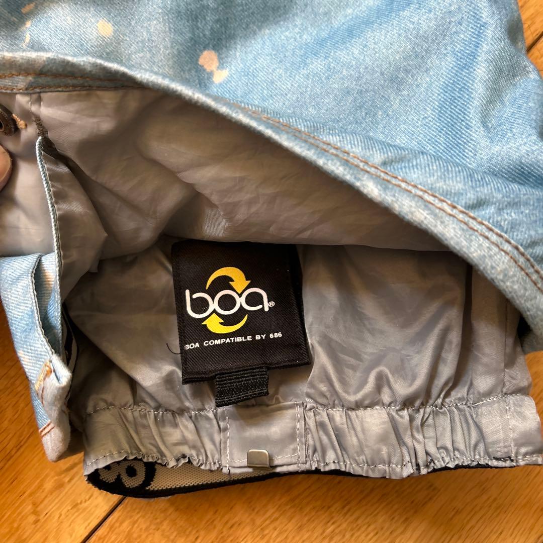 686 スノーボードパンツ L ライトブルー 限定版