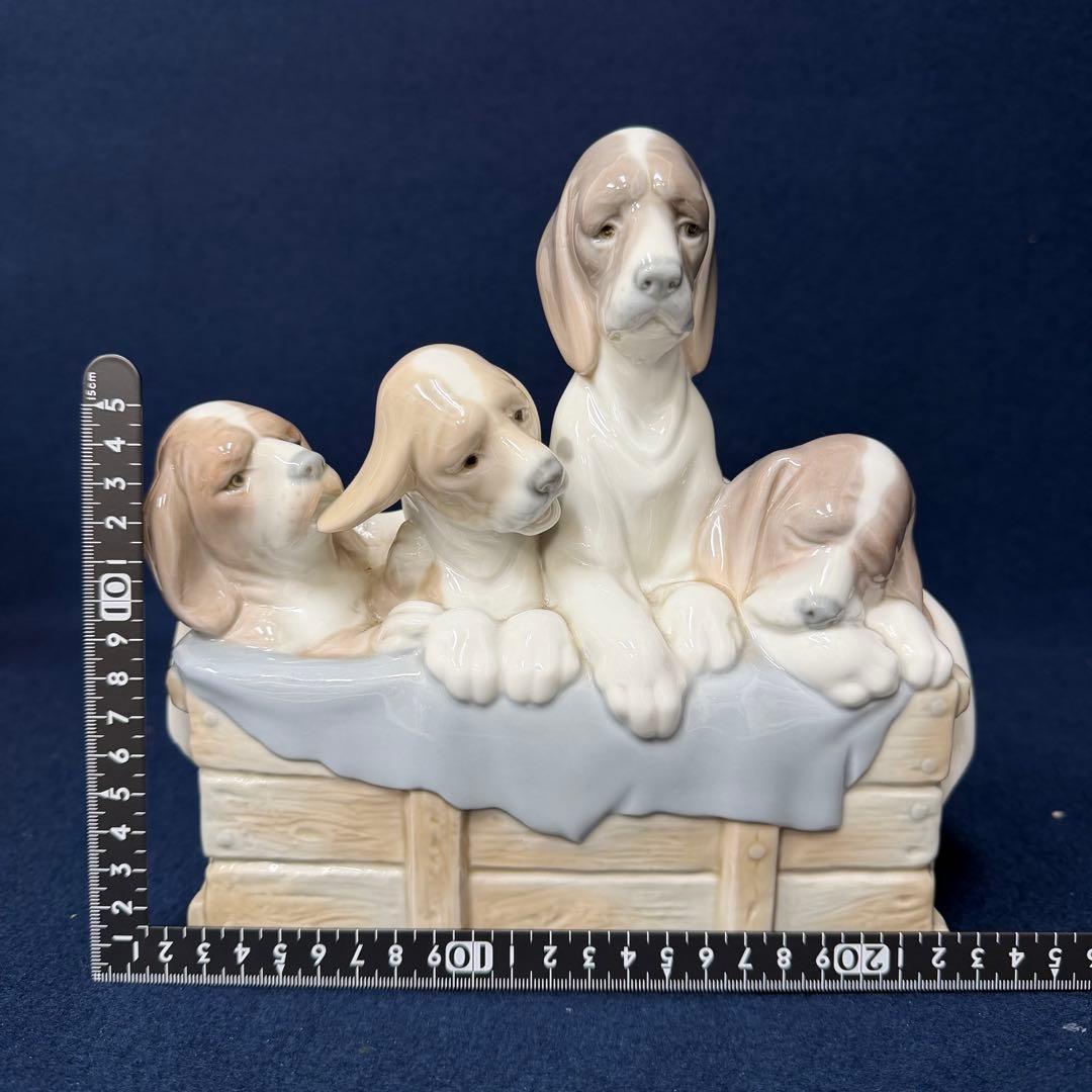 LLADRO リヤドロ PUPS IN BOX 1121 フィギュリン