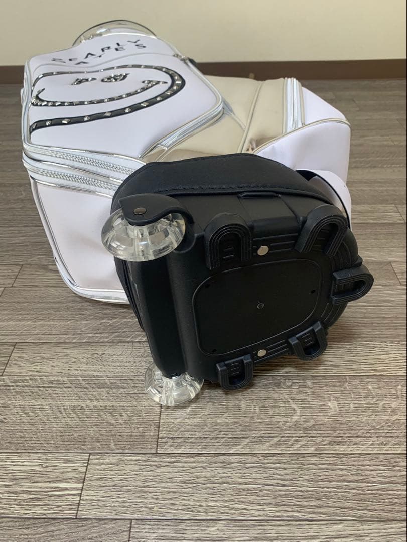 PEARLY GATES パーリーゲイツ　キャスター付キャディバッグ　ホワイト