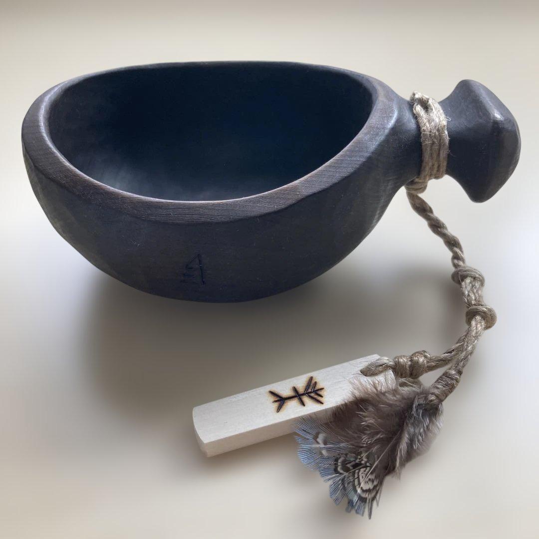 【新品】ソウルオブシベリア　ボウル#2　大容量　ククサ　No.2008