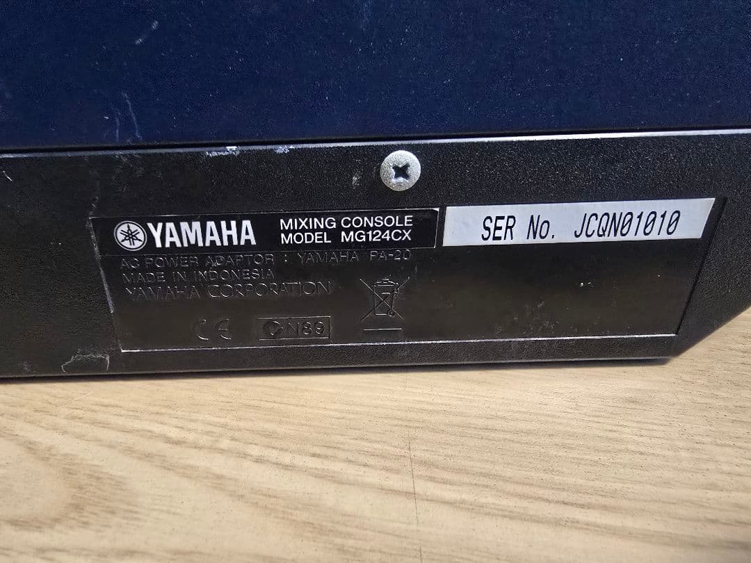YAMAHA MG124CX DJミキサー 動作未確認