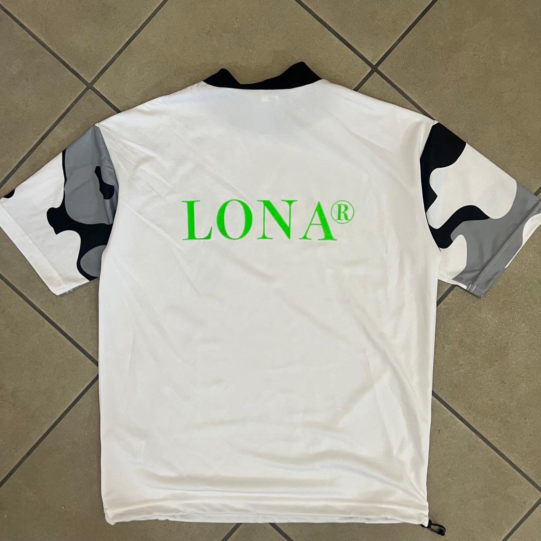 MARK&LONA マークアンドロナ　モックネック　半袖シャツ　迷彩　メンズ