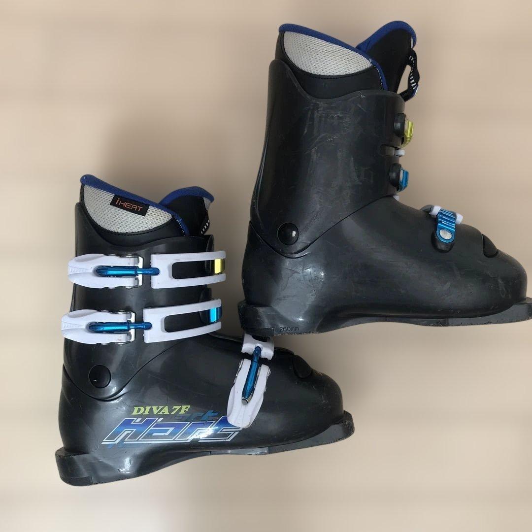 子供用 KAZAMA スキー板106・靴21〜22㎝・ストック81㎝