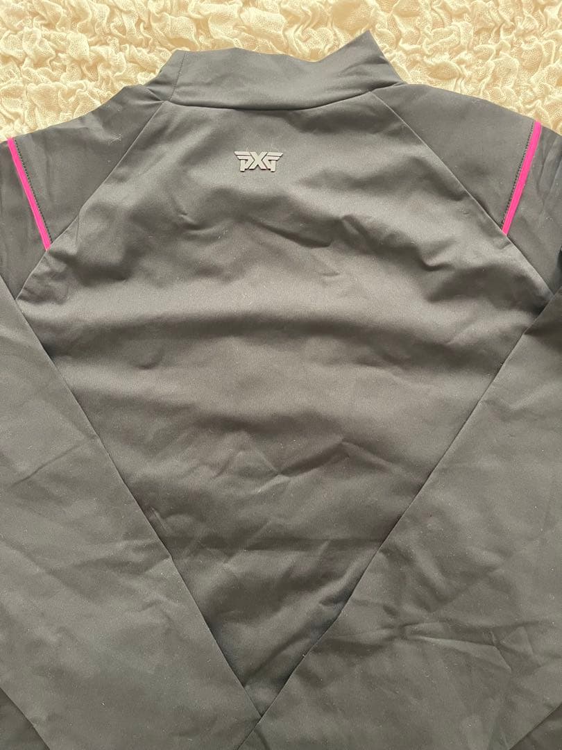 PXG レディース 長袖ハイネックシャツ ブラック/ピンク 新品Ｌサイズ