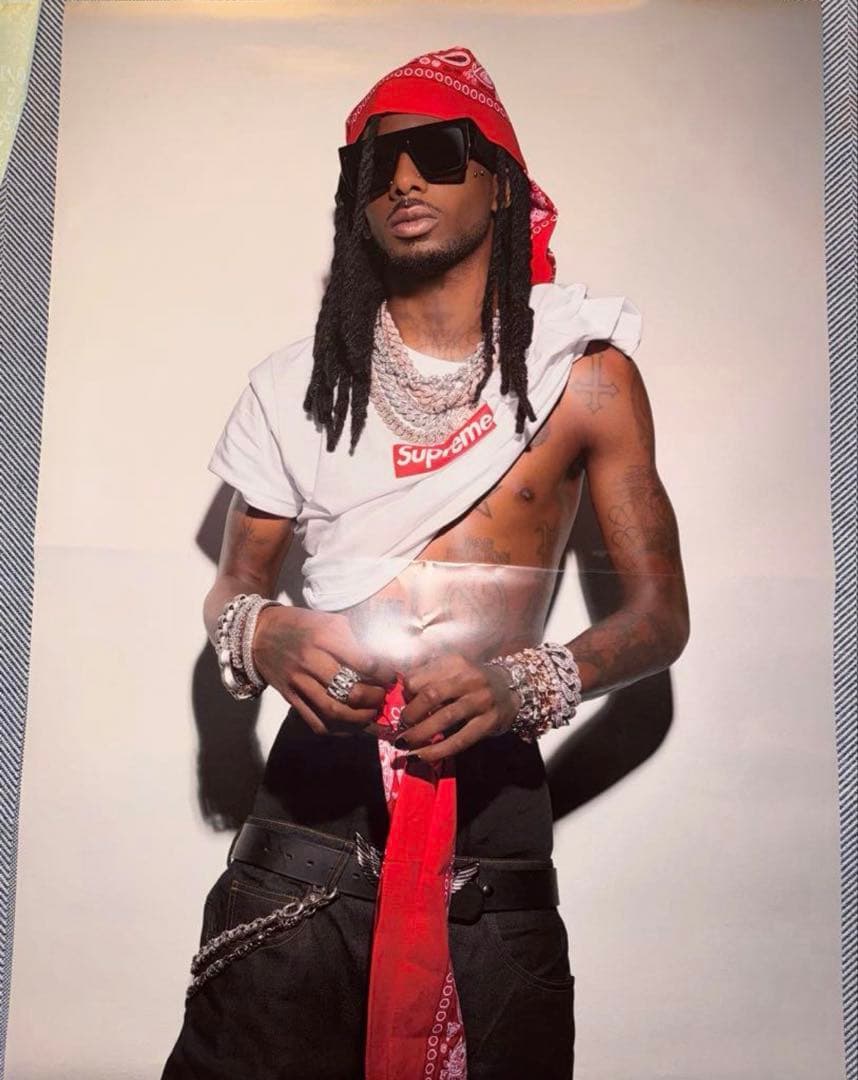 Supreme × play boi carti 25FW ポスター