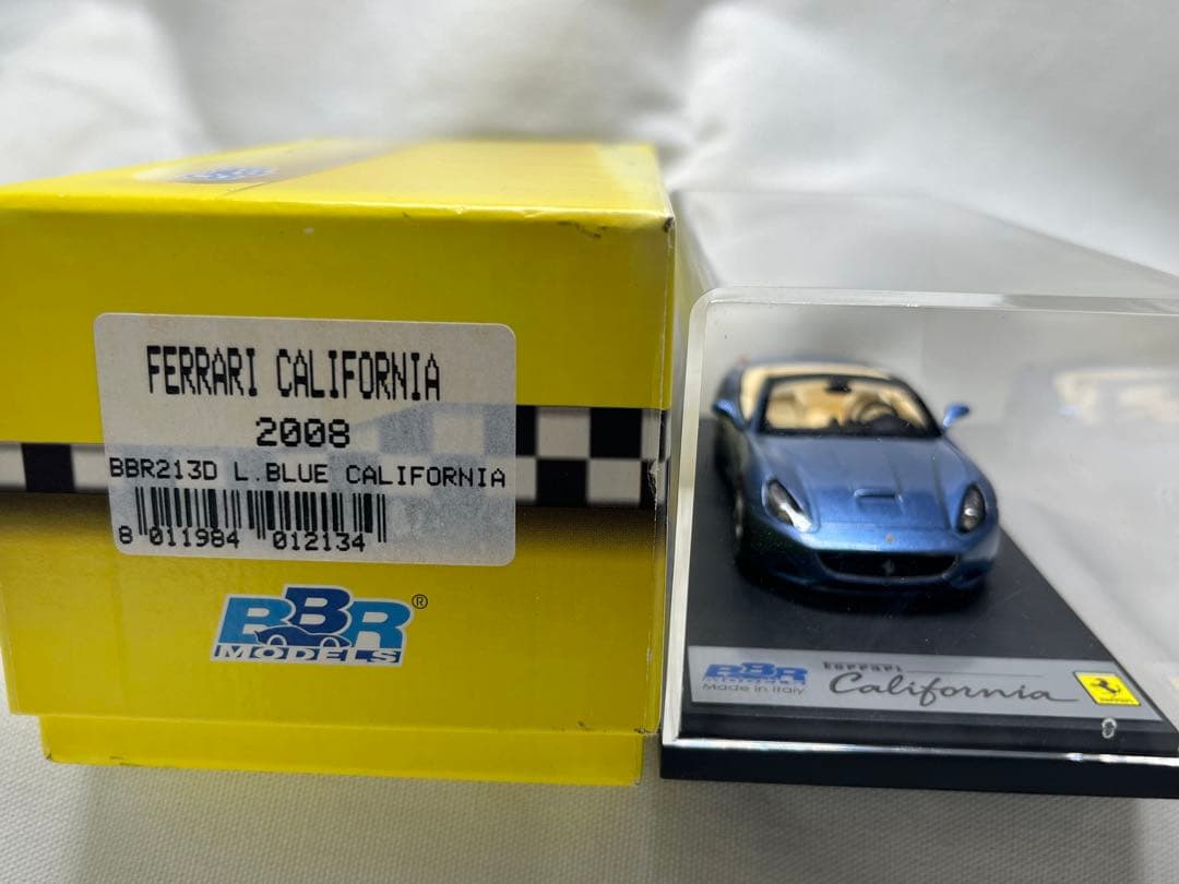 ミニカー BBR Ferrari California 2008 L.Blue