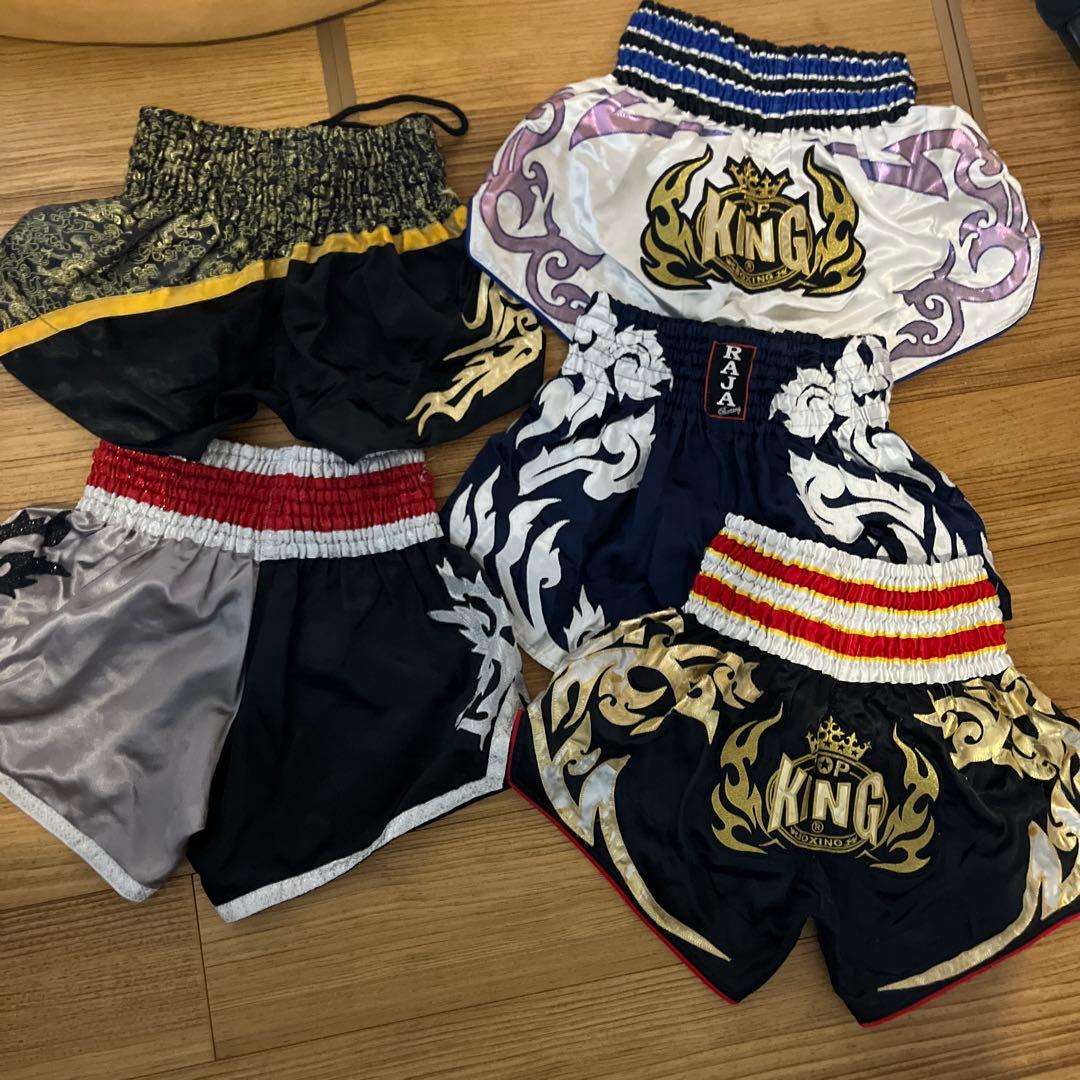 TOP KING & RAJA ムエタイショーツキッズ5枚セット