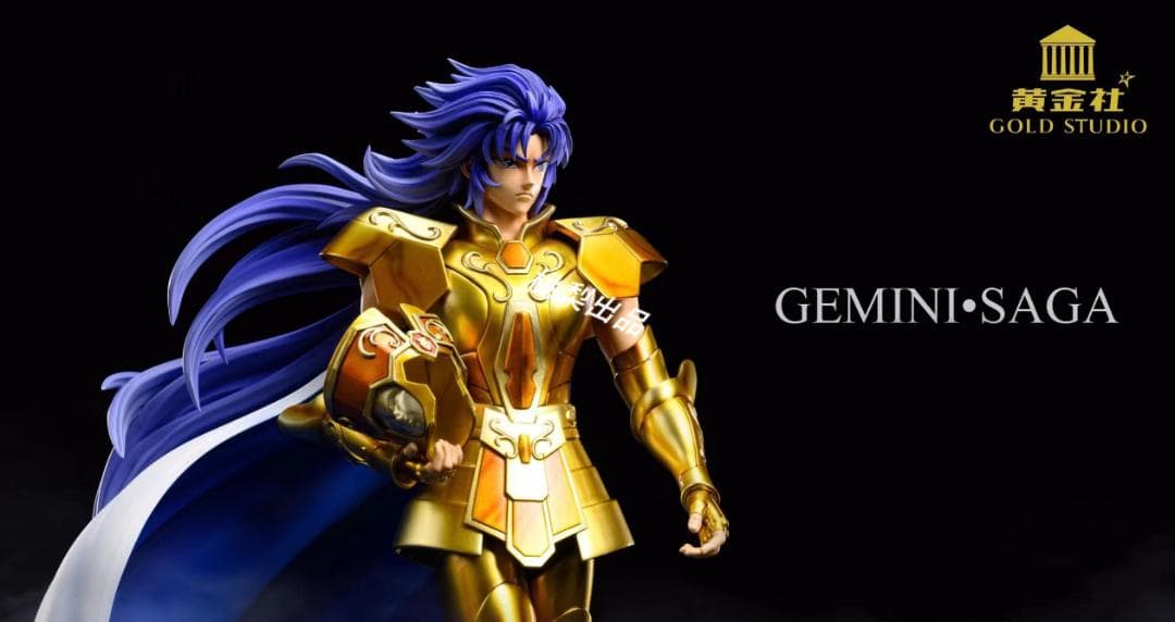 新品未開封　聖闘士星矢 黄金社 ジェミニサガ ガレージキット ガレキ スタチュー