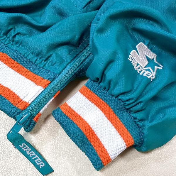 マイアミ・ドルフィンズ スターター プルオーバー ナイロンジャケット L ピステ