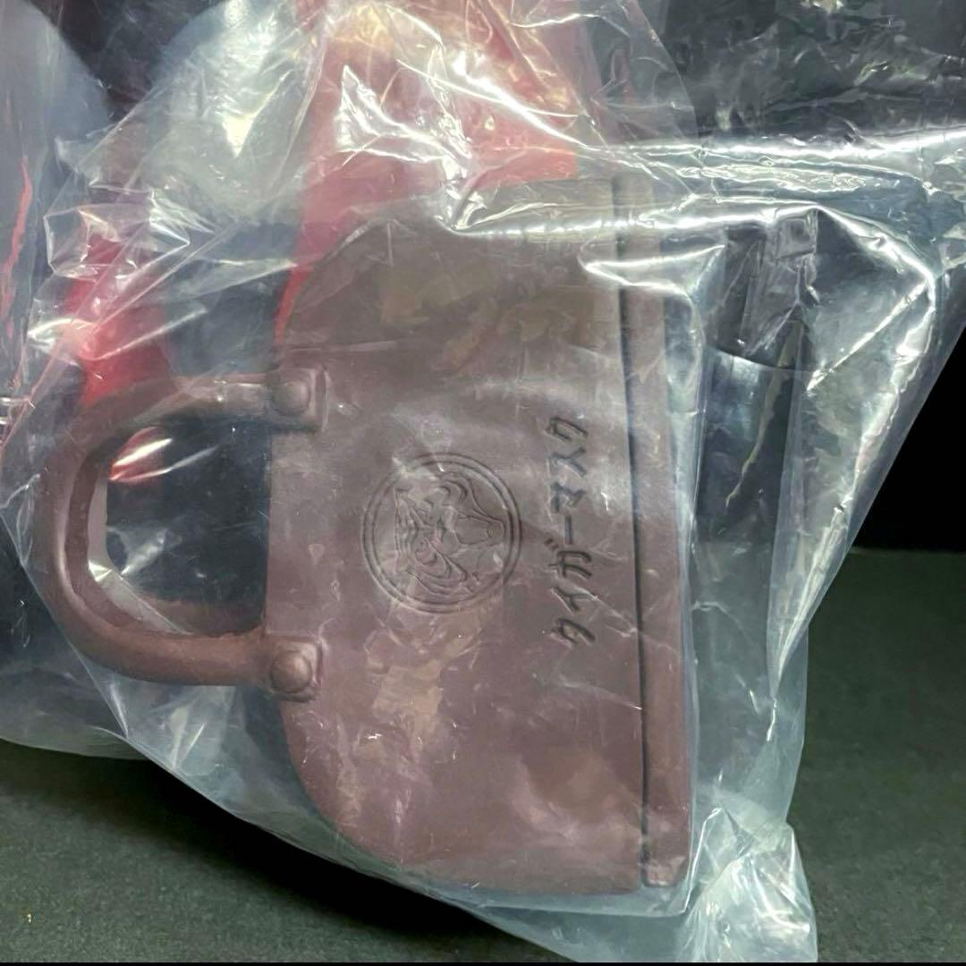 ■ 面取れ タイガーマスク (高岡拳太郎)ソフビ バッグ付 / 電人×中嶋製作所