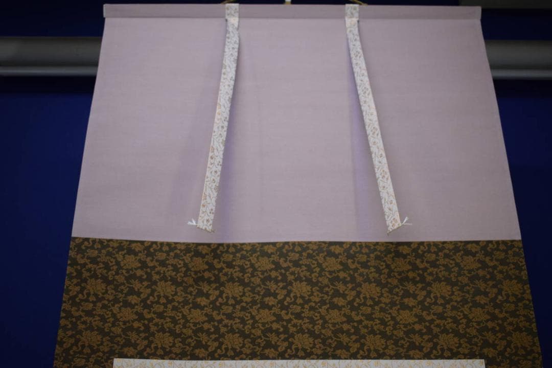 真作/河野秋邨/塔山水図/布袋屋掛軸HH-871