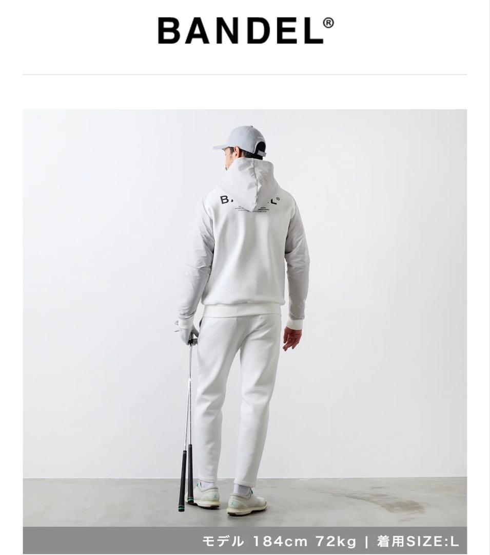 BANDEL GOLF ホワイト✖︎グレー　Lサイズ