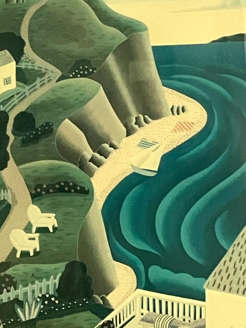 トーマス・マックナイト　ナンタケット 灯台 アートポスター