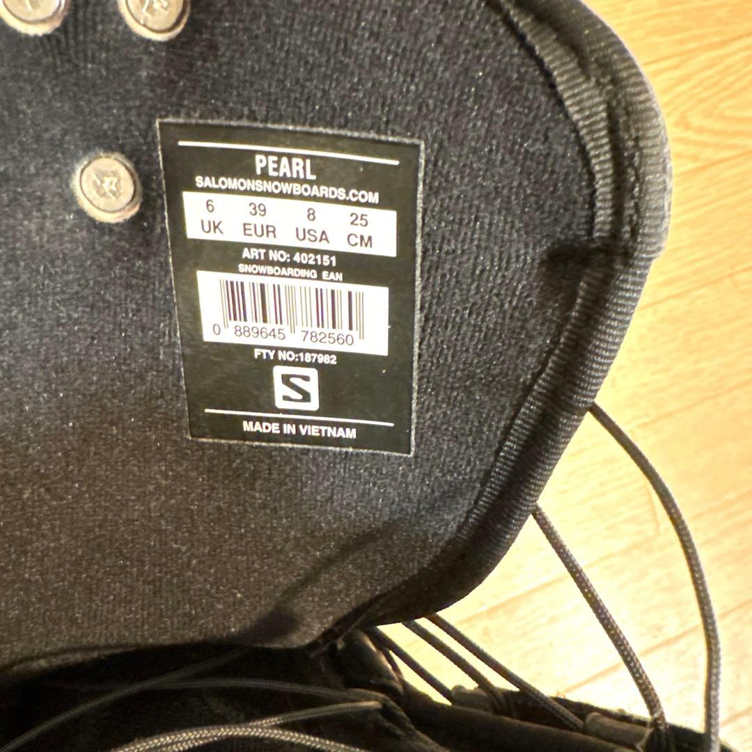 SALOMONスノーボードブーツ黒レディース