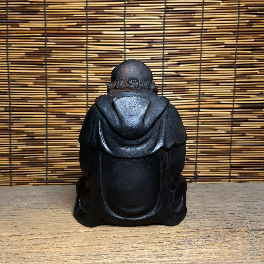 鉄器 鉄仏 達磨祖師仏像 客間 玄関 書斎 仏間供養 装飾品 工芸品 置物