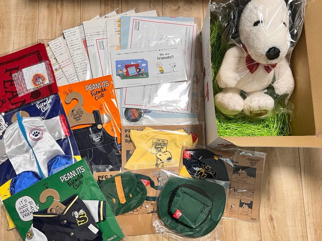 非売品 PEANUTS FC アーリー会員限定 スヌーピー ぬいぐるみセット