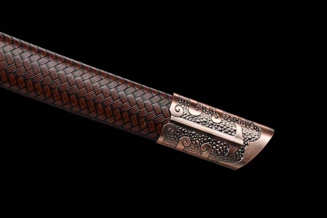 『刺繍春刀——秋魚』 古兵器 武具　刀装具　日本刀　模造刀 居合刀 長尺