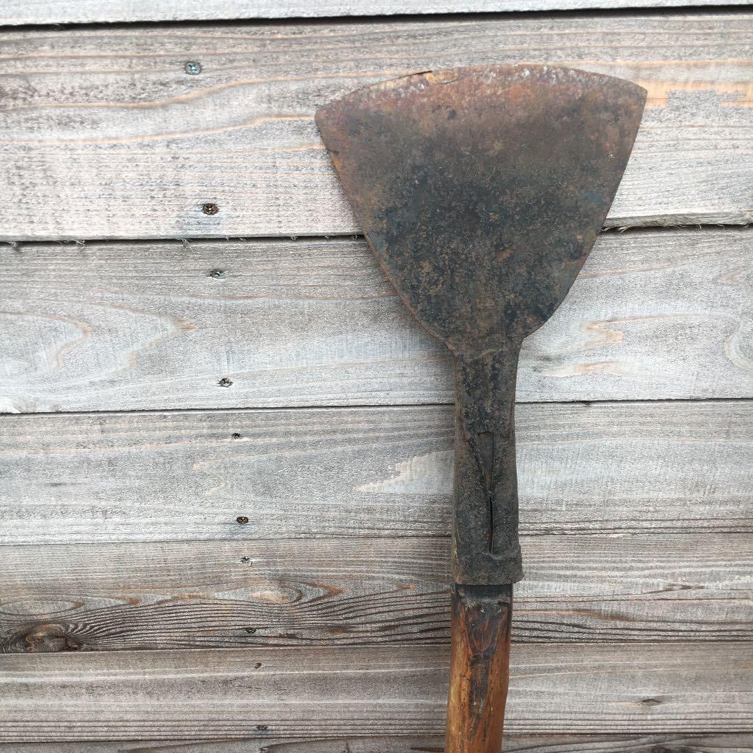 アンティーク杉の木皮剥道具