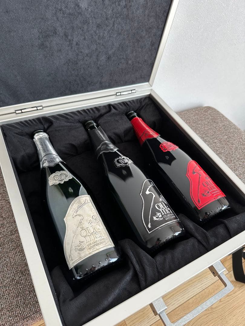 ソウメイ3本セットアルミケース(空き瓶)