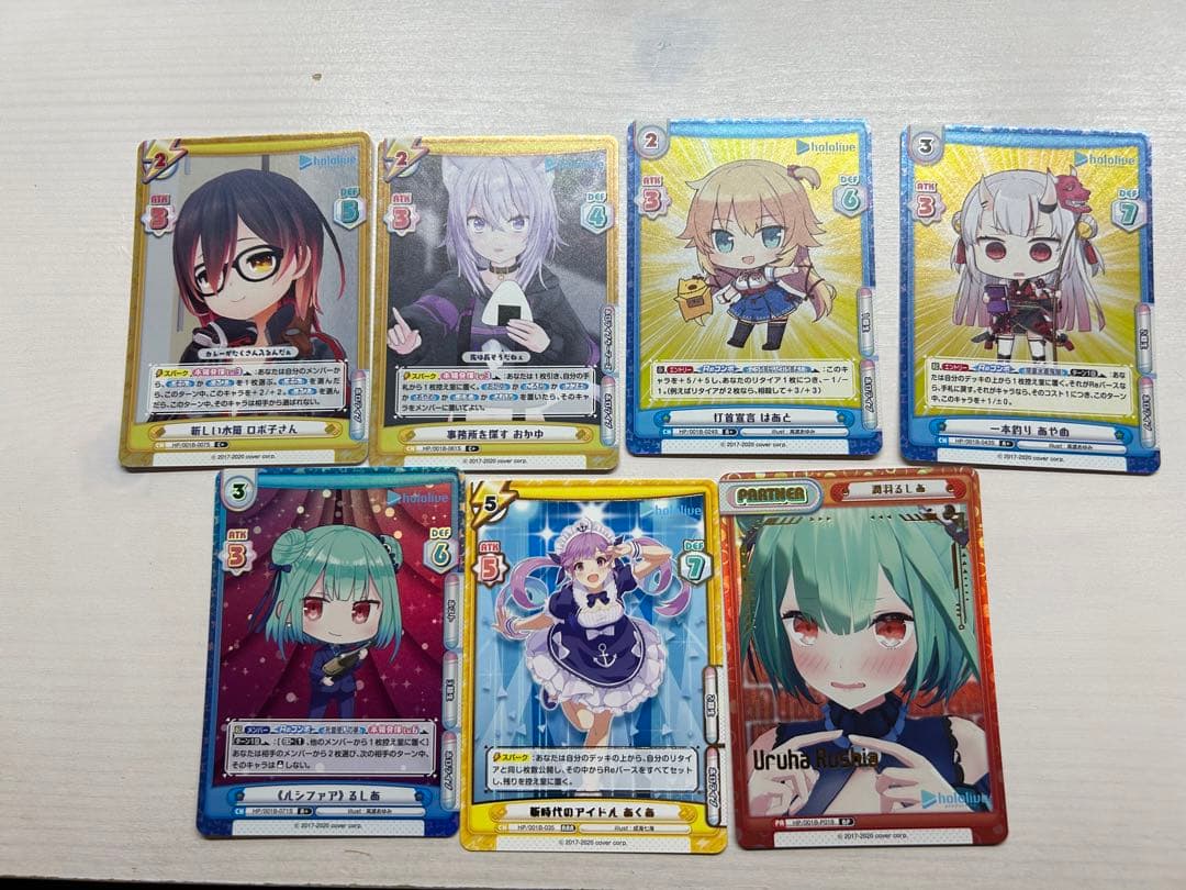 ホロライブ　ヴァイシュツバルツ　Reバース　サイン入りカード