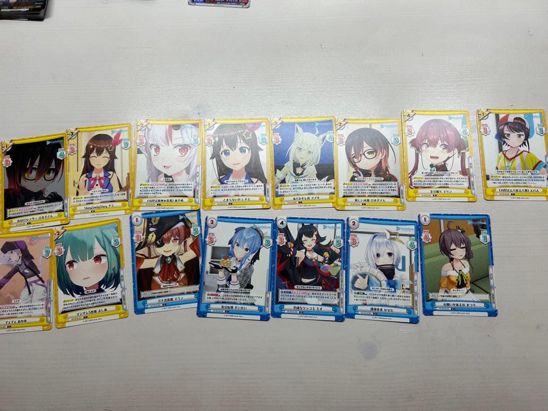 ホロライブ　ヴァイシュツバルツ　Reバース　サイン入りカード