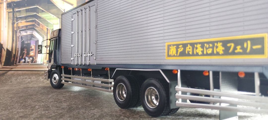 アオシマデコトラ1/32夢蛍完成品 デコトラ プラモデル トラック野郎 トラック