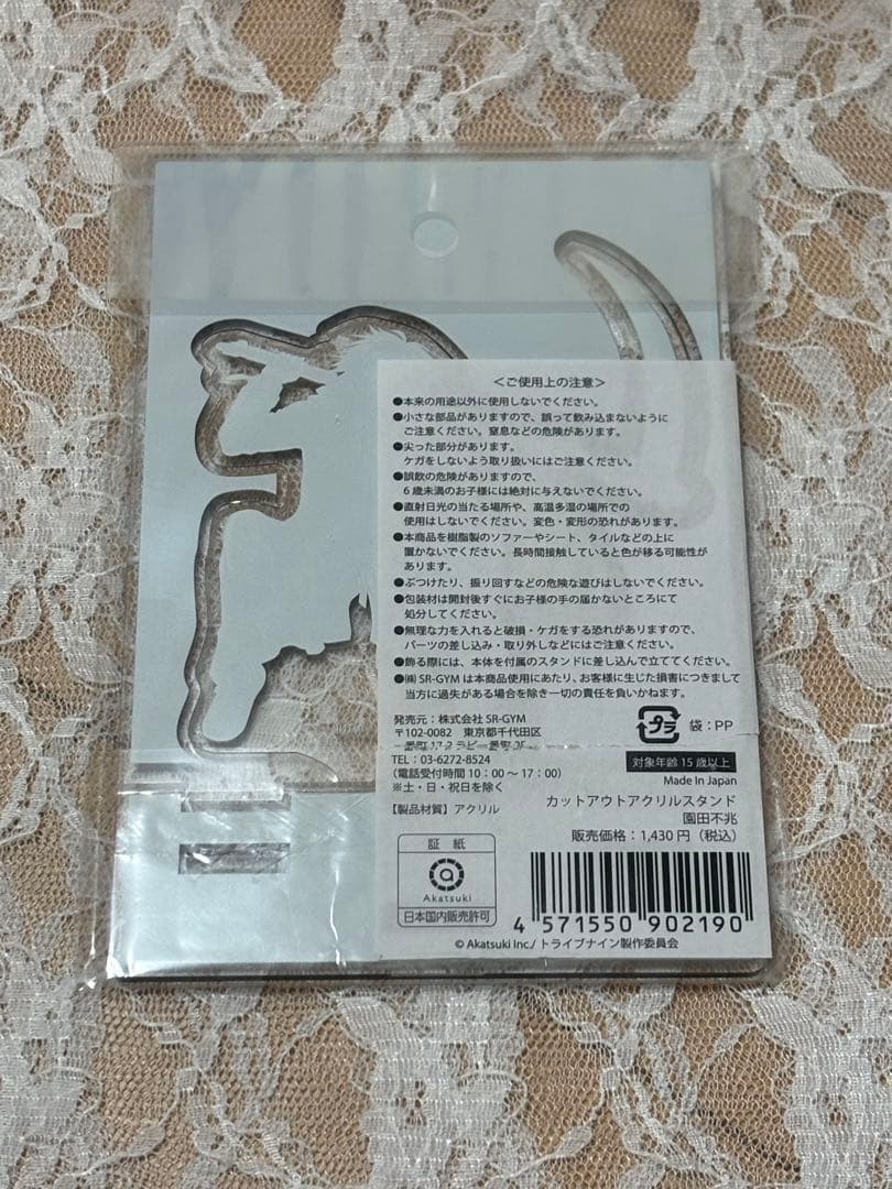 トライブナイン　TRIBE NINE 園田不兆　カットアウトアクリルスタンド