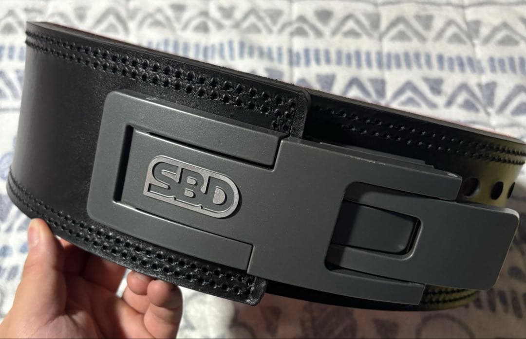 SBD パワーリフティングベルト 13mm Lサイズ 【２ヶ月使用・中古品】