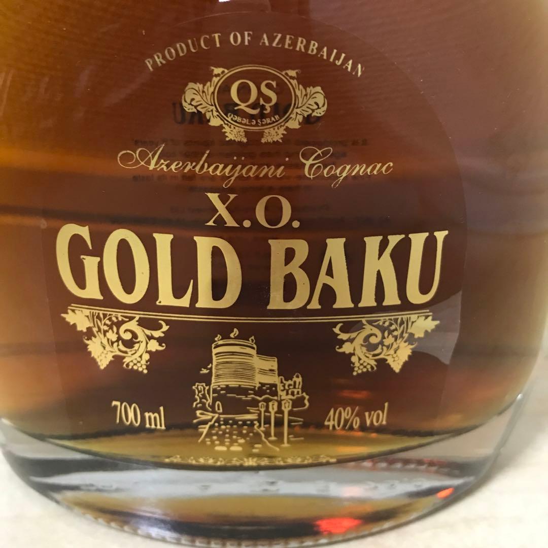 【コニャック】Gold Baku cognac X.O. 700ml 40%