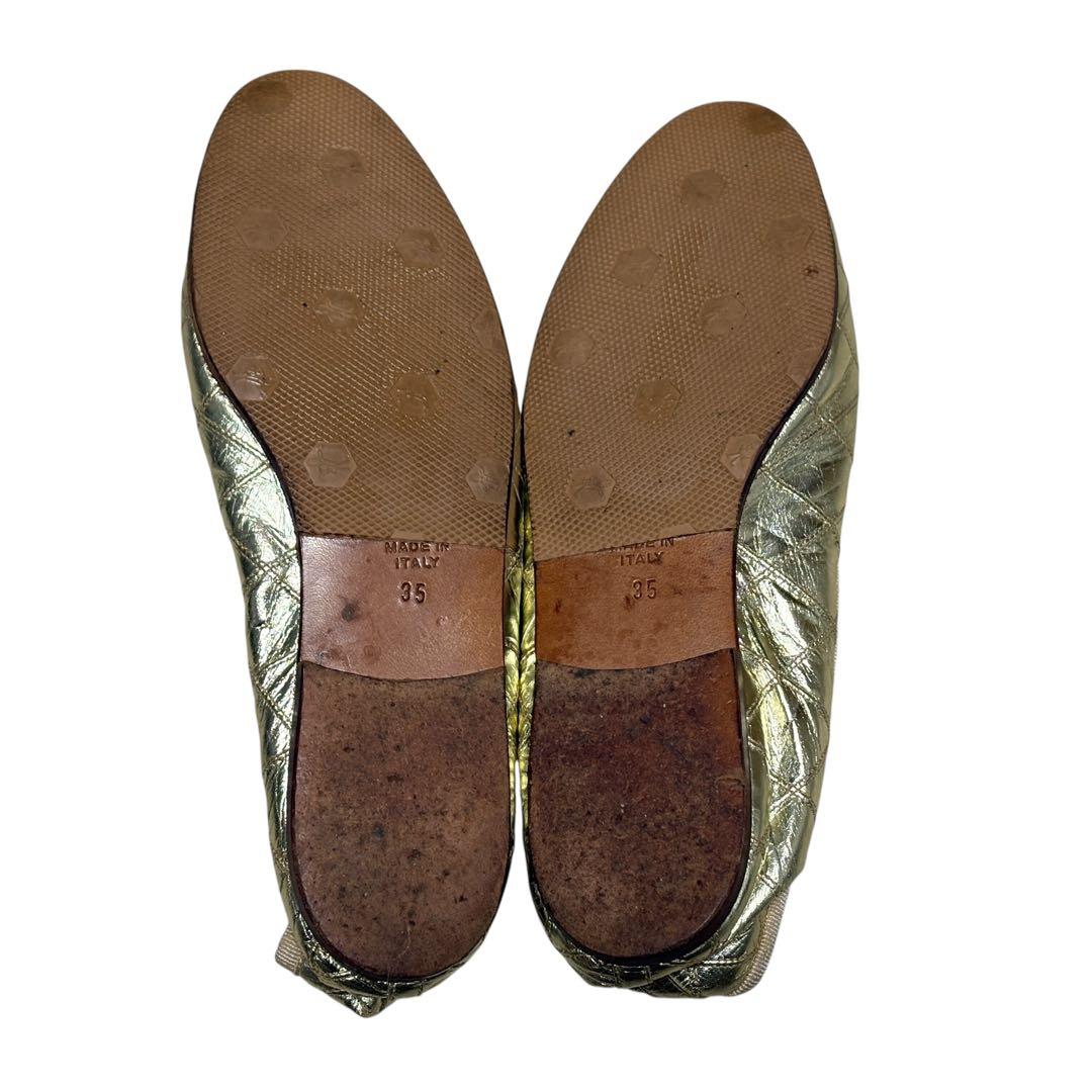 CHANEL シャネル マトラッセ バレエシューズ 35