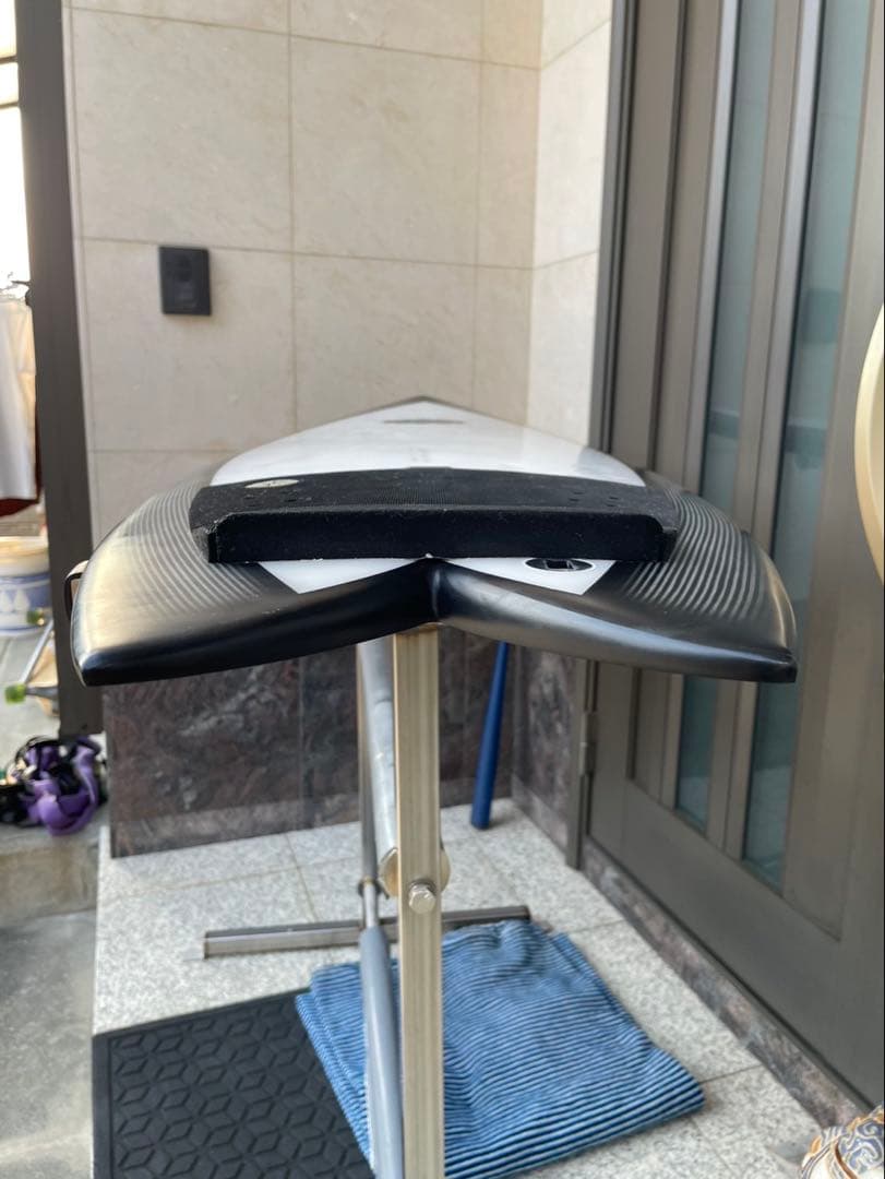 sooose　GMC ショートボード　PUカーボンレール　フィン付