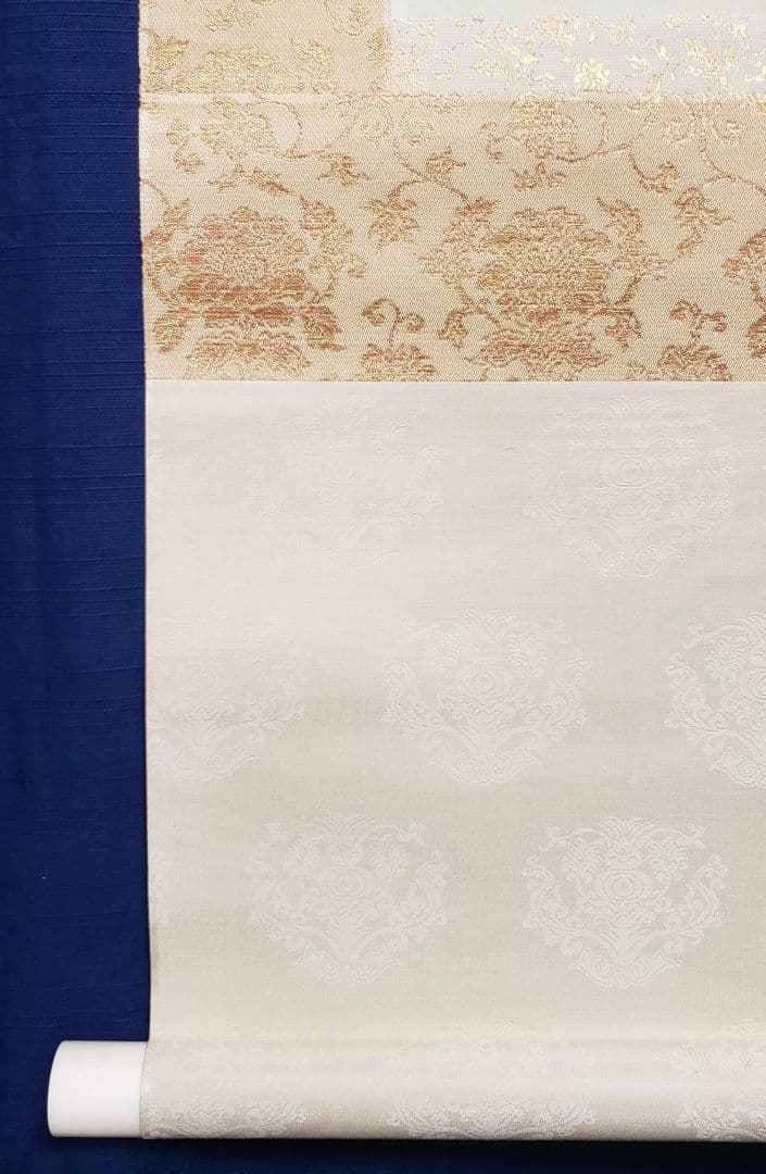 【たんぽぽ図】横山萬里 2558 共箱 タンポポ　掛け軸　肉筆