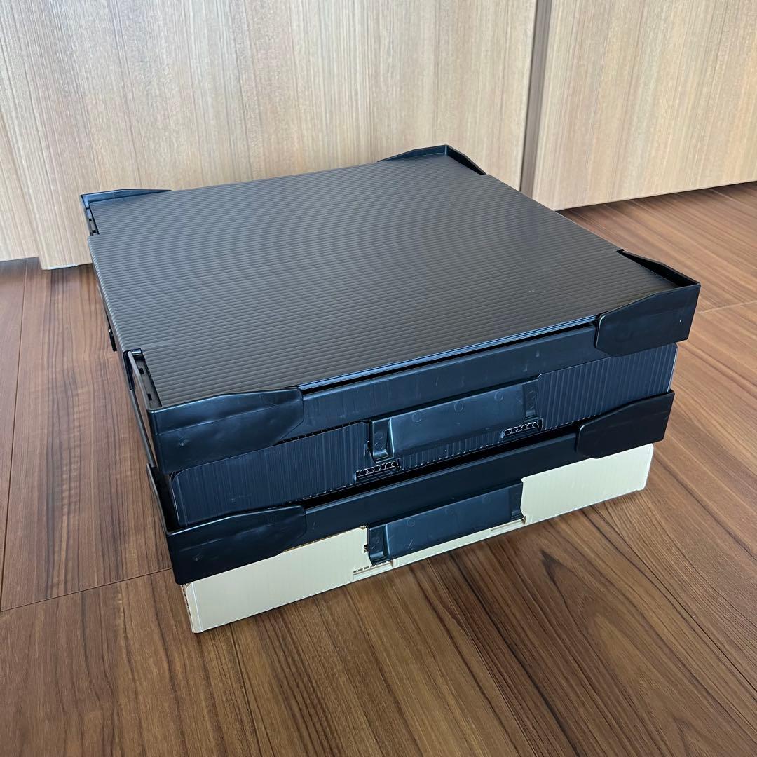 DMRオリジナル収納2個＋蓋セット ダンスミュージックレコード コンテナ