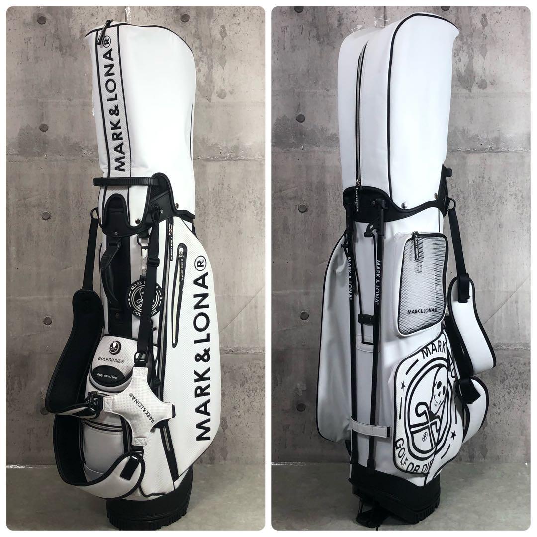 MARK&LONA　キャディバッグ　9型　6分割　PUレザー　スタンド式
