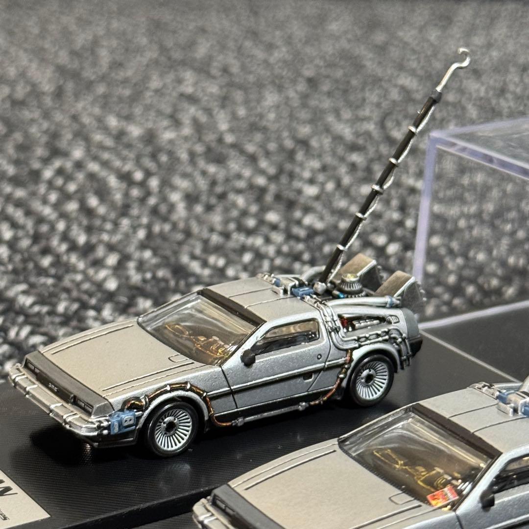 キャラウィール デロリアン Ⅰ、Ⅱ、Ⅲカスタム品 & ケース Brahim