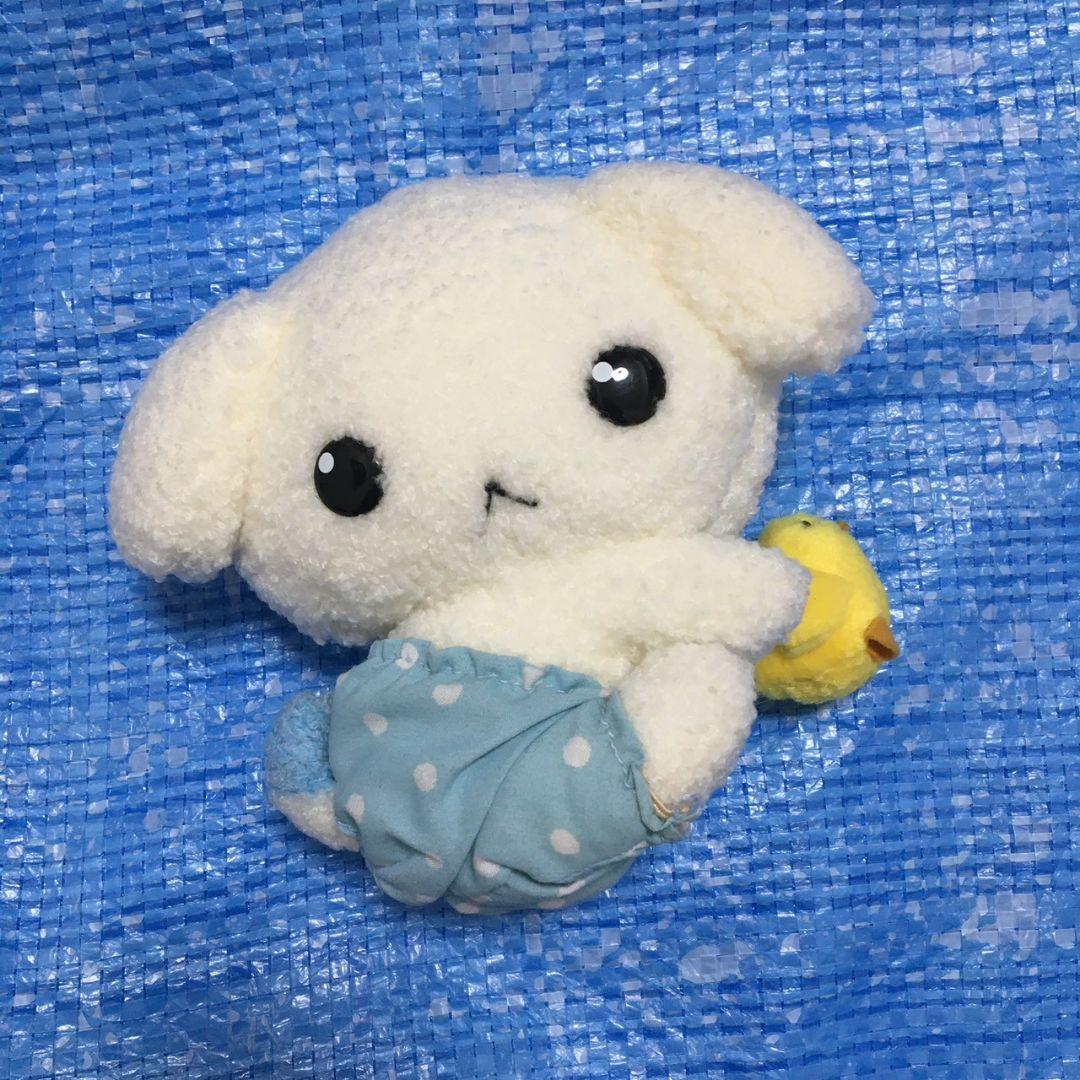 レア　ぶるぶるどっぐ水玉パンツ　ひよこ　ぬいぐるみ