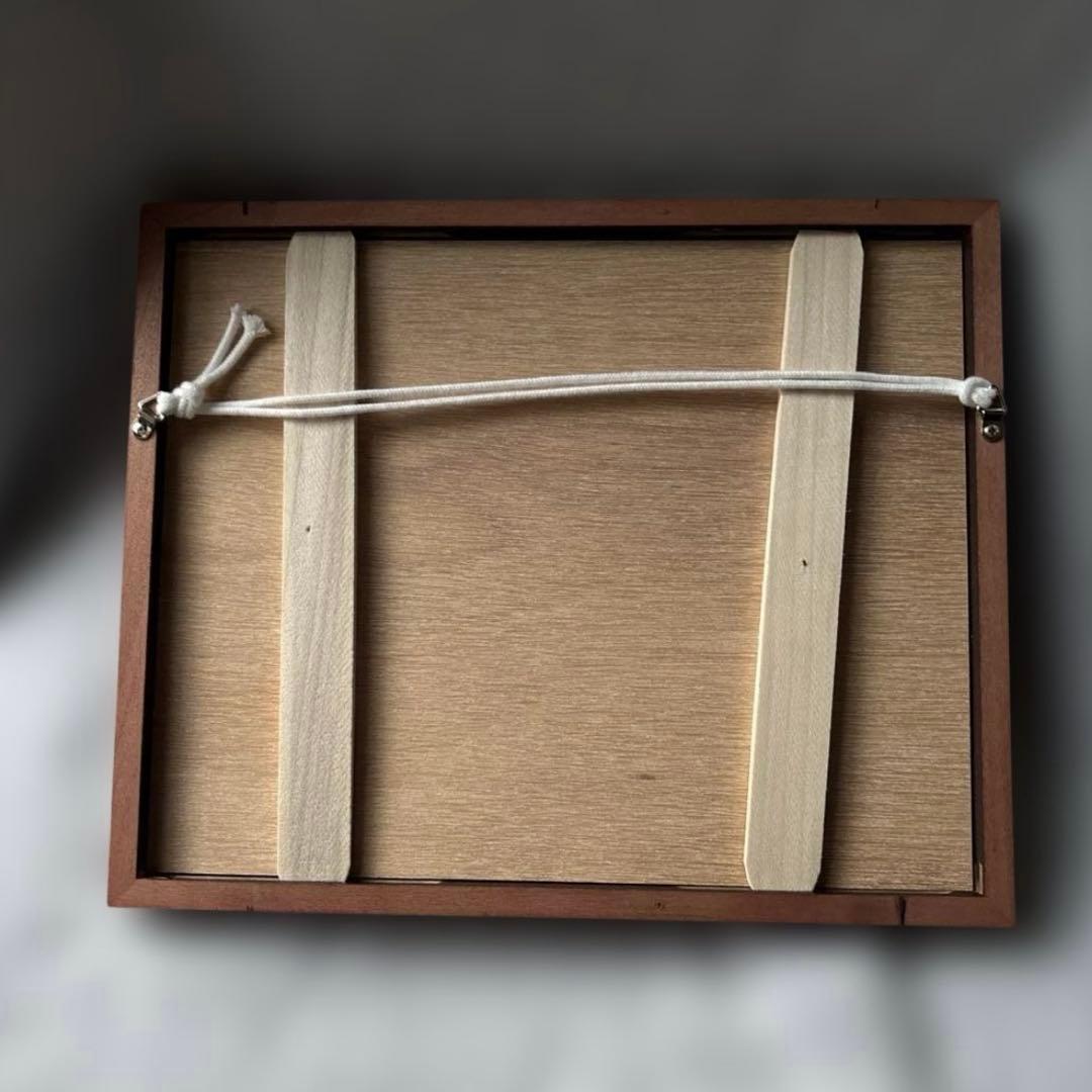 マチダハチロー 山岳画家 甲斐駒ヶ岳 2点セット　額縁　箱付き