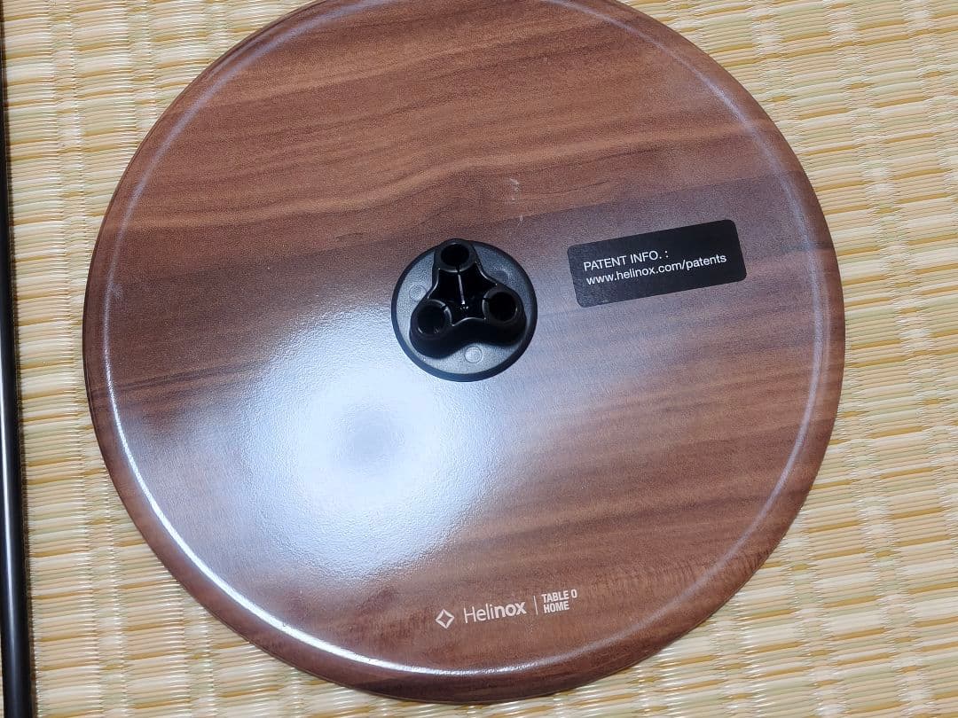 ほぼ新品 Helinox テーブルオー ウォールナット