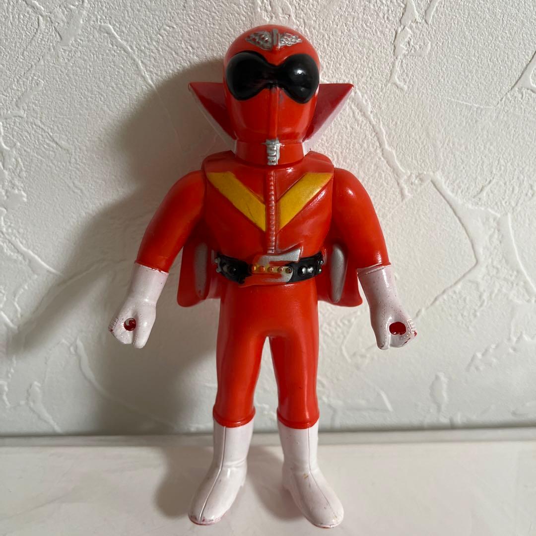 ⚠️貴重・当時物　秘密戦隊ゴレンジャー　ソフビ　5体セット　昭和レトロ