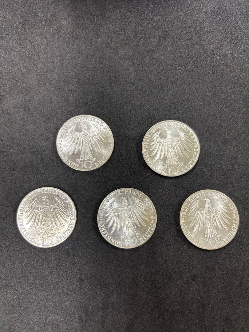 ミュンヘンオリンピック　10マルク 5枚セット