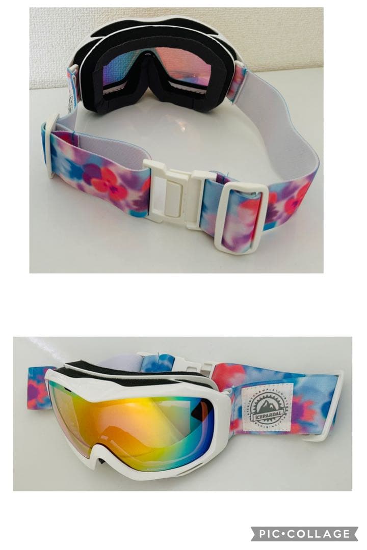 スキーウェア　手袋　ゴーグルセット　レディース　キッズ　XXSサイズ　グローブ