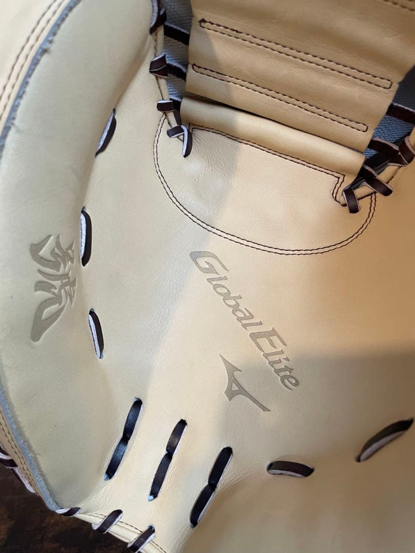 高校野球可【定価63800円新品】ミズノ硬式ミット　ブロンド