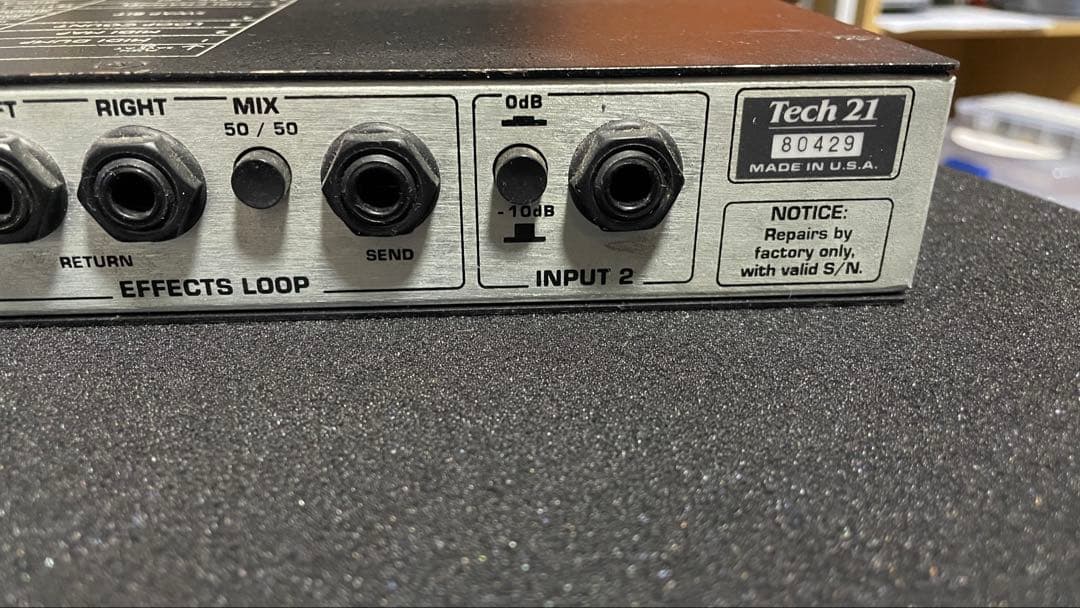 【動作確認済・レア】 TECH21 SANSAMP PSA-1