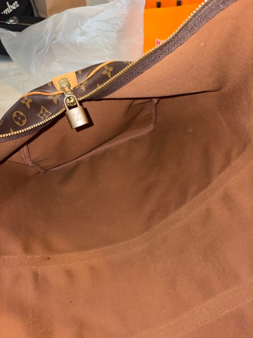 LOUIS VUITTON ボストンバッグ モノグラム キーポル60 ブラウン