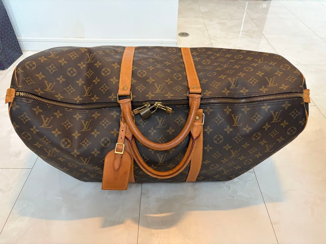 LOUIS VUITTON ボストンバッグ モノグラム キーポル60 ブラウン